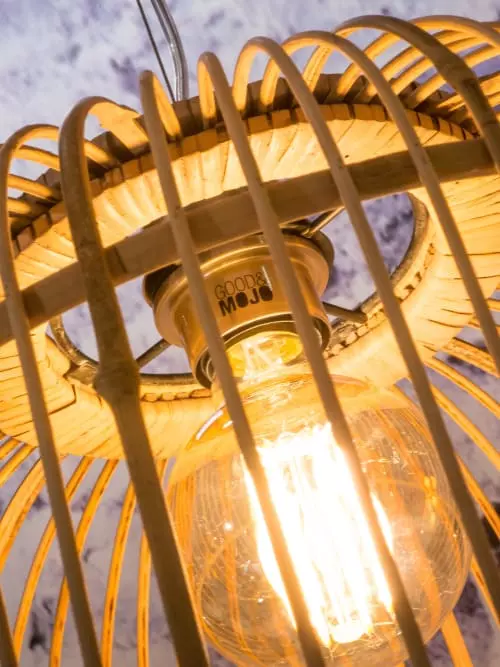 Good & Mojo Suspensions Suspension Bambou Naturel D40cm 5 Good & Mojo Suspensions Suspension Bambou Naturel D40cm – Image 5