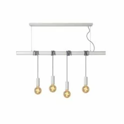Lucide Suspensions Suspension Barre 4 Lumières En Métal L120cm