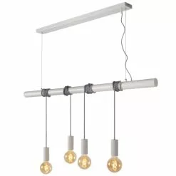 Lucide Suspensions Suspension Barre 4 Lumières En Métal L120cm 11 Lucide Suspensions Suspension Barre 4 Lumières En Métal L120cm -Luminaires Soldes Boutique suspension barre 4 lumieres en metal l120cm 4