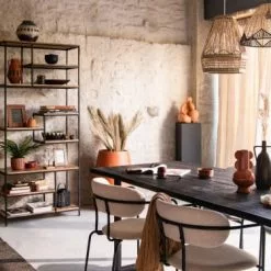 Maisons Du Monde Suspensions Suspension Beige Et Noire -Luminaires Soldes Boutique suspension beige et noire 1000 4 25 210396 2