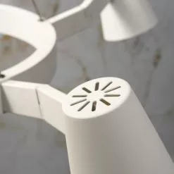 It's About Romi Lustres Suspension Blanche 5 Lampes -Luminaires Soldes Boutique suspension blanche 5 lampes 2