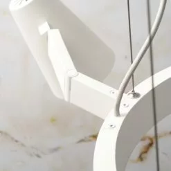 It's About Romi Lustres Suspension Blanche 5 Lampes -Luminaires Soldes Boutique suspension blanche 5 lampes 3