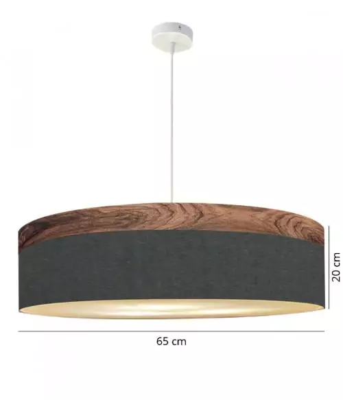 Abat-jours Suspensions Suspension Boobby Slim Gris Souris T 65 X H 20 3 Abat-jours Suspensions Suspension Boobby Slim Gris Souris T 65 X H 20 – Image 3