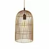 The Home Deco Light Suspensions Suspension Cage Haute Filaire Cuivre Mat