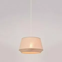 Corep Suspensions Suspension Coton Décor Effet Bois D38cm -Luminaires Soldes Boutique suspension coton decor effet bois d38cm 2