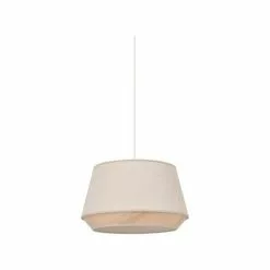 Corep Suspensions Suspension Coton Décor Effet Bois D38cm