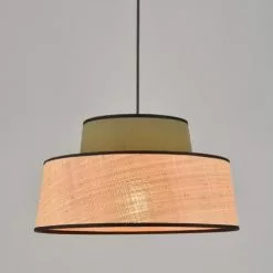 Corep Suspensions Suspension Coton Et Raphia D38cm -Luminaires Soldes Boutique suspension coton et raphia d38cm 8