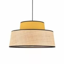 Corep Suspensions Suspension Coton Et Raphia D38cm -Luminaires Soldes Boutique suspension coton et raphia d38cm 9