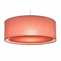 Metropolight Suspensions Suspension Cylindre Avec Diffuseur Textile D58cm -Luminaires Soldes Boutique suspension cylindre avec diffuseur textile d58cm 3