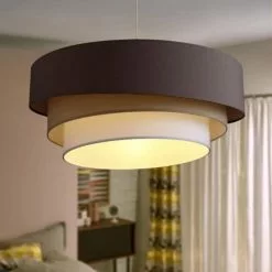 Metropolight Suspensions Suspension Cylindre Textile Beige D58cm 8 Metropolight Suspensions Suspension Cylindre Textile Beige D58cm -Luminaires Soldes Boutique suspension cylindre textile beige d58cm 2