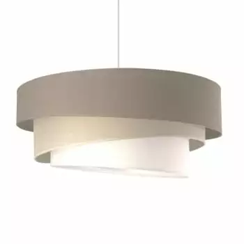 Metropolight Suspensions Suspension Cylindre Textile Beige D58cm 6 Metropolight Suspensions Suspension Cylindre Textile Beige D58cm – Image 6