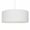 Metropolight Suspensions Suspension Cylindre Textile Blanc D48cm