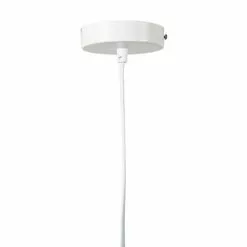 Decoratie Suspensions Suspension Cylindrique Blanc Doré D40cm -Luminaires Soldes Boutique suspension cylindrique blanc dore d40cm 4