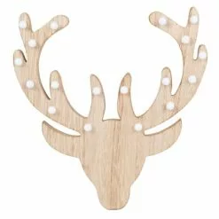 Maisons Du Monde Accessoires De Décoration De Noël Suspension De Noël Cerf Lumineux 18 LEDS