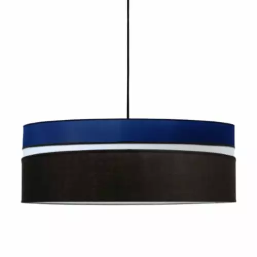 Kauze Luminaires Suspensions Suspension Déco Noir Et Bleu Canard Ø 60 1 Kauze Luminaires Suspensions Suspension Déco Noir Et Bleu Canard Ø 60