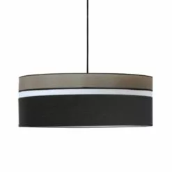 Kauze Luminaires Suspensions Suspension Déco Noir Et Gris Ø 55