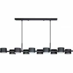 Deladeco Suspensions Suspension Design En Métal Noir 134,5 Cm