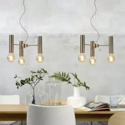 It's About Romi Suspensions Suspension Dorée 3 Lumières 8 It's About Romi Suspensions Suspension Dorée 3 Lumières -Luminaires Soldes Boutique suspension doree 3 lumieres 2