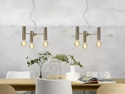 It's About Romi Suspensions Suspension Dorée 3 Lumières 3 It's About Romi Suspensions Suspension Dorée 3 Lumières – Image 3