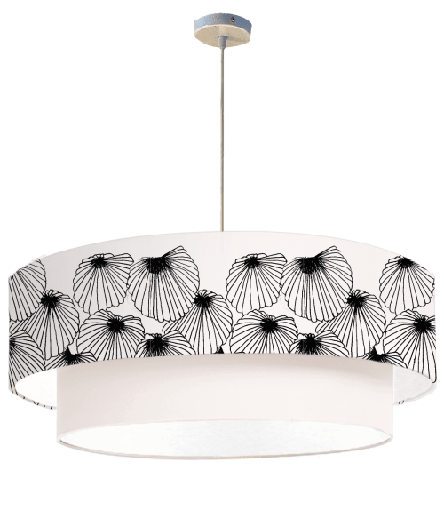 Abat-jours Suspensions Suspension Double Coquillage T 65 X H 30 1 Abat-jours Suspensions Suspension Double Coquillage T 65 X H 30