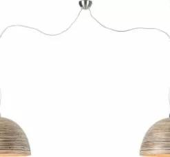 Good & Mojo Suspensions Suspension Double En Bambou L135cm -Luminaires Soldes Boutique suspension double en bambou naturel l135cm