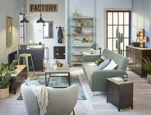 Maisons Du Monde Suspensions Suspension Double En Métal Noir Et Manguier 6 Maisons Du Monde Suspensions Suspension Double En Métal Noir Et Manguier – Image 6