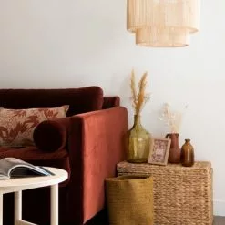 Maisons Du Monde Suspensions Suspension Double En Rotin D38 -Luminaires Soldes Boutique suspension double en rotin d38 1000 6 7 207508 2