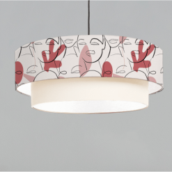 Abat-jours Suspensions Suspension Double Visage T 65 X H 30 -Luminaires Soldes Boutique suspension double visage t 65 x h 30 2