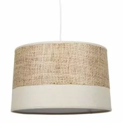 Decoratie Suspensions Suspension Effet Naturel Beige D35cm