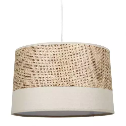 Decoratie Suspensions Suspension Effet Naturel Beige D35cm 1 Decoratie Suspensions Suspension Effet Naturel Beige D35cm