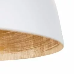 QAZQA Suspensions Suspension En Acier Blanc -Luminaires Soldes Boutique suspension en acier blanc 5