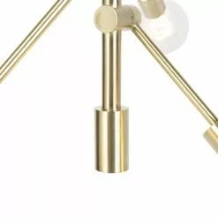 QAZQA Suspensions Suspension En Acier Doré/laiton -Luminaires Soldes Boutique suspension en acier dore laiton 5