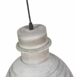 QAZQA Suspensions Suspension En Acier Gris -Luminaires Soldes Boutique suspension en acier gris 2