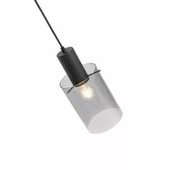 QAZQA Suspensions Suspension En Acier Noir -Luminaires Soldes Boutique suspension en acier noir 15