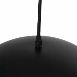 QAZQA Suspensions Suspension En Acier Noir -Luminaires Soldes Boutique suspension en acier noir 21