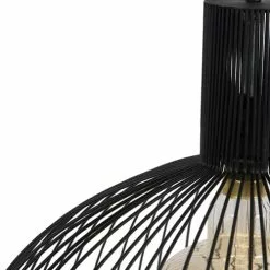 QAZQA Suspensions Suspension En Acier Noir -Luminaires Soldes Boutique suspension en acier noir 26