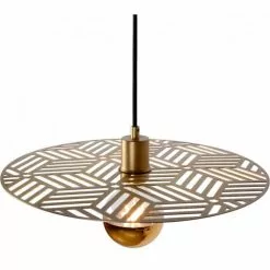 Lampea Suspensions Suspension En Acier Or Mat Ø 40 Cm -Luminaires Soldes Boutique suspension en acier or mat oe 40 cm 4