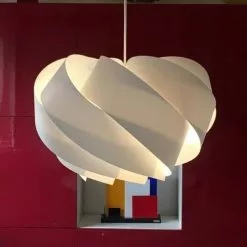 Dyberg Larsen Suspensions Suspension En Acrylique Et Polycarbonate Blanc, H 35 Cm D 50 Cm -Luminaires Soldes Boutique suspension en acrylique et polycarbonate blanc h 35 cm d 50 cm 4