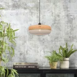 Good & Mojo Suspensions Suspension En Bambou Blanc H17cm 8 Good & Mojo Suspensions Suspension En Bambou Blanc H17cm -Luminaires Soldes Boutique suspension en bambou blanc h17cm 2