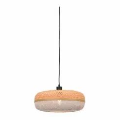 Good & Mojo Suspensions Suspension En Bambou Blanc H17cm