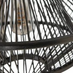 Woood Suspensions Suspension En Bambou D46cm Noir -Luminaires Soldes Boutique suspension en bambou d46cm noir 2