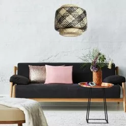 Lussiol Lighting Suspensions Suspension En Bambou Noir D. 40 Cm -Luminaires Soldes Boutique suspension en bambou noir d 40 cm 5