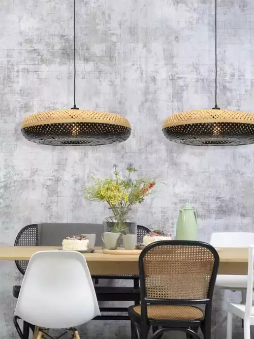 Good & Mojo Suspensions Suspension En Bambou Noir H17cm 2 Good & Mojo Suspensions Suspension En Bambou Noir H17cm – Image 2