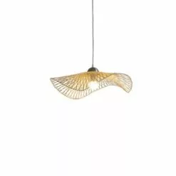 Now’s Home Suspensions Suspension En Bambou Tressé D75 -Luminaires Soldes Boutique suspension en bambou tresse d55