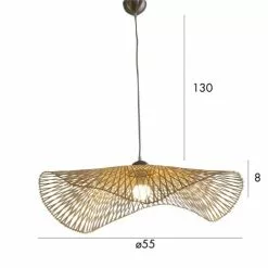 Now’s Home Suspensions Suspension En Bambou Tressé D75 -Luminaires Soldes Boutique suspension en bambou tresse d75 4
