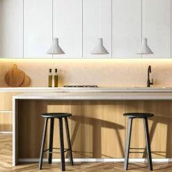 Lussiol Lighting Suspensions Suspension En Béton Gris D. 30 Cm -Luminaires Soldes Boutique suspension en beton gris d 30 cm 2