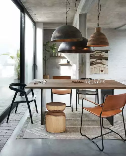 Maisons Du Monde Suspensions Suspension En Bois De Manguier Et Métal Beige D46 3 Maisons Du Monde Suspensions Suspension En Bois De Manguier Et Métal Beige D46 – Image 3