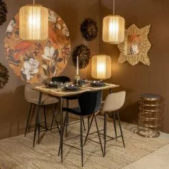 Now’s Home Suspensions Suspension En Bois Et Crochet -Luminaires Soldes Boutique suspension en bois et crochet 4