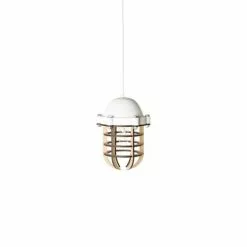 Now’s Home Suspensions Suspension En Bois Et Métal Blanc