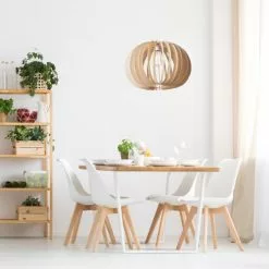 Lussiol Lighting Suspensions Suspension En Bois Naturel D. 44 Cm -Luminaires Soldes Boutique suspension en bois naturel d 44 cm 2